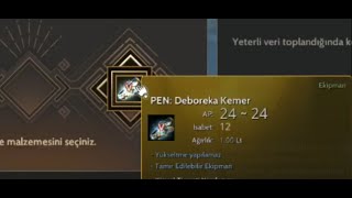 İşte biz de geçen ay debo falan bastık  PEN Deboreka Belt Enhancing [upl. by Enidanreb]