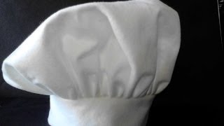 gorro de chef fieltro [upl. by Wiltz]