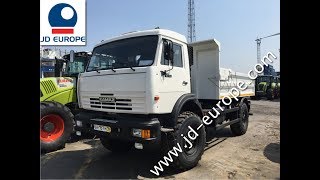 NEW KAMAZ 4326 4x4 DUMP TRUCK 6CBM JD EUROPE Belgium Antwerp Port VIDEO [upl. by Rehpinej]