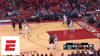 All 27 straight missed Rockets 3pointers during Game 7 vs Warriors  ESPN [upl. by Yancy]