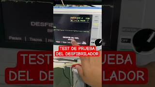 Test de prueba del desfibrilador enfermeria estudiantedeenfermeria cuidadosdeenfermería [upl. by Ethelda124]