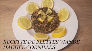 Recette de blettes amp viande hachée [upl. by Gustin65]