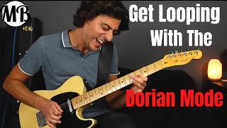 Guitar Loop Jam Using 2 Chords amp The Dorian Mode [upl. by Medorra]