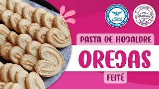 Orejas de pasta de hojaldre  Feité [upl. by Cyrille652]