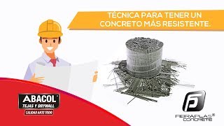 Técnica para tener un concreto más resistente con Fibraplas Concrete [upl. by Mccollum130]