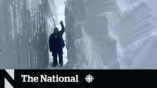 Maritimes dig out from more than a metre of snow [upl. by Eselahc]