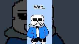 Waittt 💀sans undertale memes animation shorts [upl. by Valora15]