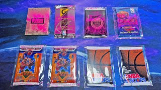 Opening 8 NBA Packs from 1990s  Flair 9495 Topps Gallery Skybox EXL Topps Embossed [upl. by Ateekahs958]