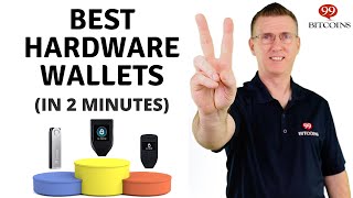 Best Hardware Wallets of 2024 in 2 minutes [upl. by Yllet]