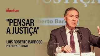 Em palestra na ABL Barroso cita decisões emblemáticas do STF [upl. by Airdnaid]