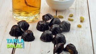 Rum and Raisin Chocolates by Tarla Dalal [upl. by Ilyak]