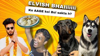 Roxy cheeni love Elvish Bhaiiiiii😍  Dog can talk part 258  Rottweiler vs husky  Review reloaded [upl. by Mmada695]