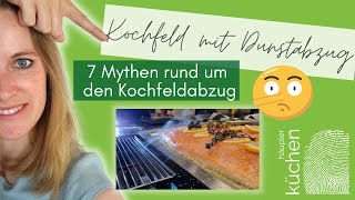 Kochfeld mit Dunstabzug So funktioniert der Dunstabzug nach unten [upl. by Iris]