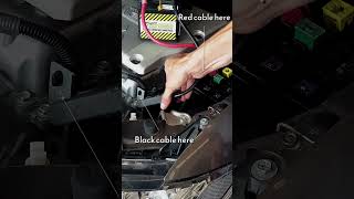 How to jump start a Hybrid PHEV Outlander Mitsubishi🔋⚡ shorts car [upl. by Corina]