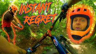 TODAY WASNT THE DAY  CRASH AT THUNDER MOUNTAIN bikepark thundermountain goprohero12 [upl. by Notsob]