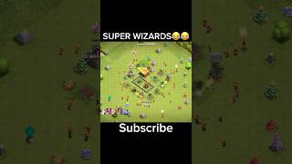 Super wizards got no chill😂😂 clashofclans [upl. by Portie]