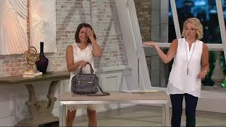 orYANY Pebble Leather Satchel  Alexis on QVC [upl. by Toinette711]