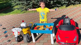 Mark Hid Car Keys in Sandbox VS Uncle Joe Lost Motorcycle VS Dad for Kids [upl. by Karina49]