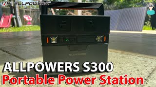 ALLPOWERS S300 Portable Power Station 300W 288Wh [upl. by Amaris]