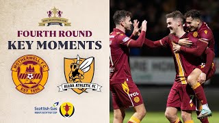 Motherwell 31 Alloa Athletic  Scottish Gas Mens Scottish Cup Fourth Round Key Moments [upl. by Attevad193]