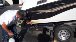 How to remove adhesive residue on a car or RV [upl. by Eirallam]