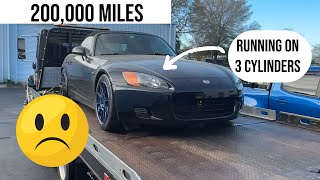 S2000 on 3 Cylinders  Civic Si Upgrades [upl. by Amandie706]