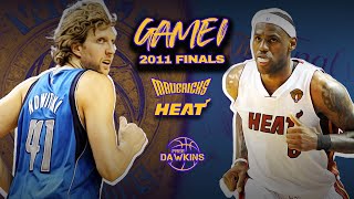 Dallas Mavericks vs Miami Heat  2011 NBA Finals Game 1 Dirk x Bron Get a 2nd Chance 🏆 [upl. by Aiker]