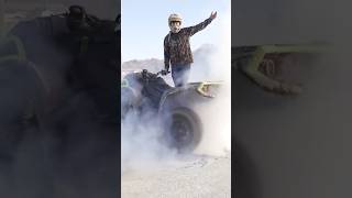 HUGE BURNOUT On CanAm OUTLANDER [upl. by Drhcir120]