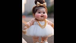 Beautiful baby modeling 💗ai cutebaby fashion cute kawaii baby fyprunway shortsfeed [upl. by Chuck]