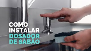 Como Instalar DOSADOR de Sabão e Detergente [upl. by Meeharbi84]