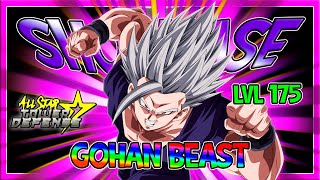 Showcase Gohan 7 do All Star Tower Defense  Gohan Beast lvl 175  Kogan Adult BEAST [upl. by Anemaj204]