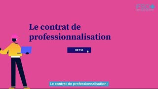 Les contrats dalternance  le contrat de professionnalisation [upl. by Trinity]