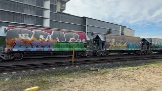 Graffiti Train  Marrickville Train Station  Inner West Sydney [upl. by Riobard]