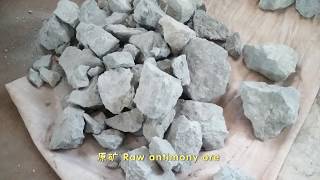 Antimony ore beneficiation process Stibnite beneficiation process [upl. by Yarehs]