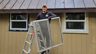 Installing New Windows at My Cabin [upl. by Xylon]