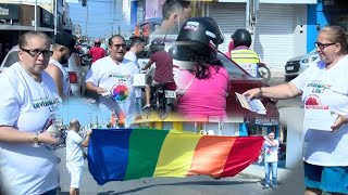 GRUPO IDENTIDADE LGBT REALIZA AÇÃO ALUSIVA A SEMANA DA DIVERSIDADE LGBT 210923 [upl. by Foulk]