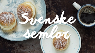 Opskrift Svenske fastelavnsboller semlor I Nem og lækker opskrift [upl. by Deck]