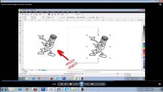 Quickly Convert image to Vector in corel draw [upl. by Adnolat631]