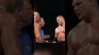 Brock Lesnar vs Kurt Angle The Rivalry That Defined an Era shorts wwe ruthlessaggressionera [upl. by Legir]