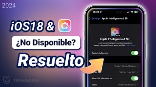 ¿iOS 181 NO Muestra ¡Unirse a la lista de espera de Apple Intelligence fuera de EEUU [upl. by Aiekram705]