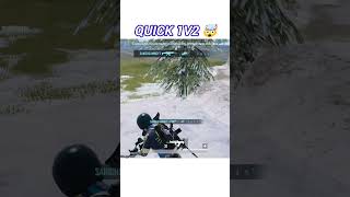 Quick 1v2 🤯 bgmi pubgmobile 1v2 shortvideo viralshorts [upl. by Aihsemat422]