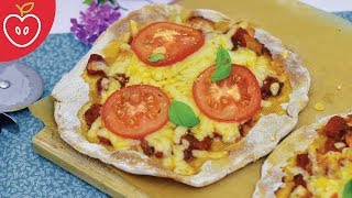 BASE PARA PIZZA COM DOIS INGREDIENTES  Sem glúten [upl. by Morven]