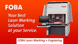 Laser marking  engraving  Laser at your service  FOBA  EN [upl. by Amsirahc]