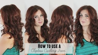 How to Use a Clipless Curling Iron [upl. by Nesahc]