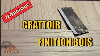 DIY un RACLOIR de MENUISIER  FINITION BOIS  COMMENT FAIRE ET UTILISER un RACLOIR  BRICOLAGE bois [upl. by Tabbitha]