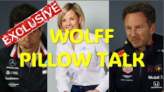 Exposed Susie Wolff caught giving Toto intimate details of Christian Horner F1 Red Bull scandal [upl. by Adimra]