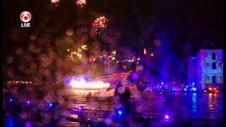 Amsterdam Fireworks 2013  New Year Live [upl. by Elnukeda]