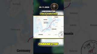 🚨 UNDERWATER SABOTAGE BALTIC SEA COMMUNICATION CRISIS ukraine news fyp shorts [upl. by Nauqe]