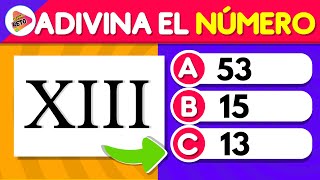 Test de Números Romanos 📚🧠🤓  Aprende Jugando 😉 TriviaReto✅ [upl. by Enialahs]