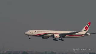 Boeing 777 of Biman Bangladesh Airlines landing [upl. by Anetsirhc]